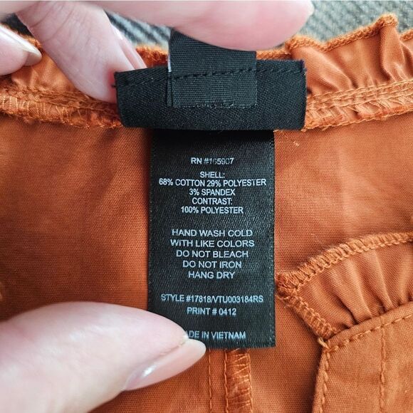 Chic Orange Midi Dress - Picture 6 of 8